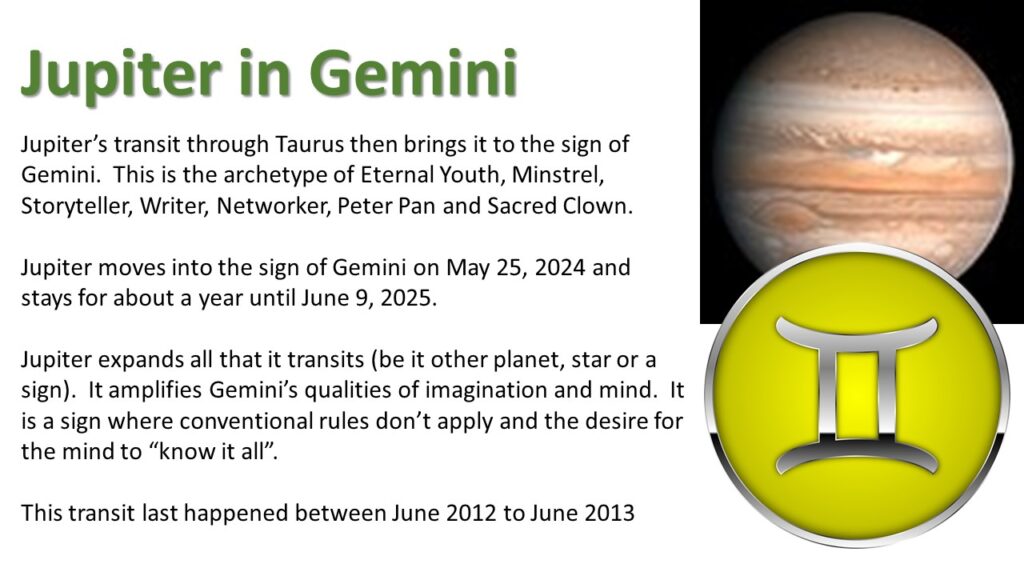 Jupiter the Expander in Gemini May 25, 2024 InSpiral Nexus